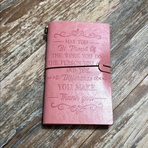 Pink Embossed Journal